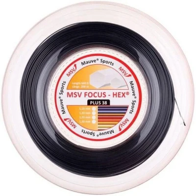 MSV Focus HEX Plus 38 tenisový výplet 200m MSV Focus HEX Plus 38 tenisový výplet 200m