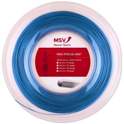 MSV Focus HEX tenisový výplet 200 m modrá MSV Focus HEX tenisový výplet 200 m modrá