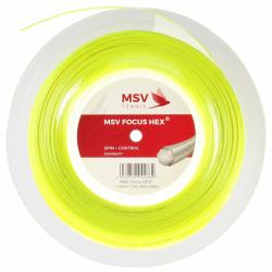 MSV Focus HEX tenisový výplet 200 m žlutá neon MSV Focus HEX tenisový výplet 200 m žlutá neon