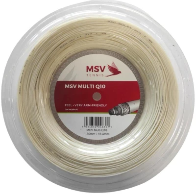 MSV Multi Q10 tenisový výplet 200 m bílá