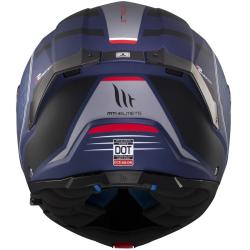 MT Helmets Atom 2 SV Destiny matná modro-čierna výklopná prilba + zľava 400,- na príslušenstvo