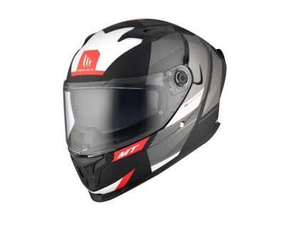 MT Helmets BRAKER CHENTO B0 černo-šedo-bílá integrální helma + sleva 300,- na příslušenství