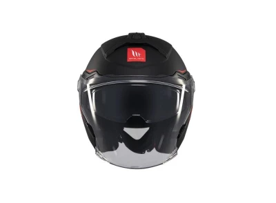 MT Helmets BRAKER CHENTO B5 šedo-červeno-bílá integrální helma + sleva 300,- na příslušenství