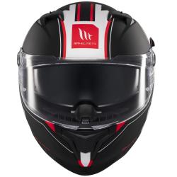 MT Helmets Braker SV Charm matná černo-bílá Integrální helma + sleva 300,- na příslušenství