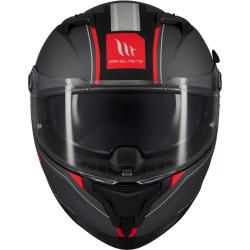 MT Helmets Braker SV Charm matná černo-červená integrální helma + sleva 300,- na příslušenství