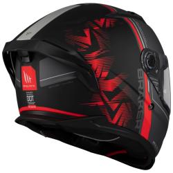 MT Helmets Braker SV Charm matná černo-červená integrální helma + sleva 300,- na příslušenství