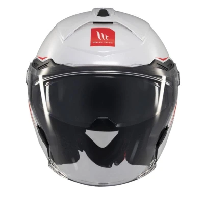 MT Helmets Cosmo SV lesklá bílá Otevřená helma + sleva 300,- na příslušenství