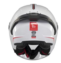 MT Helmets Cosmo SV lesklá bílá Otevřená helma POUZE S (VÝPRODEJ)