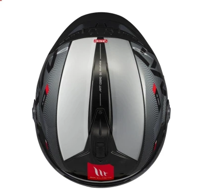 MT Helmets Cosmo SV Silence černo-šedo-bílá otevřená helma + sleva 300,- na příslušenství