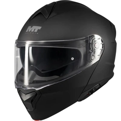 MT Helmets Genesis SV Pure A1 matná černá výklopná helma + moto kukla RSA