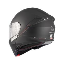 MT Helmets Genesis SV Solid A1 čierna matná vyklápacia prilba + moto kukla RSA
