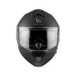 MT Helmets Genesis SV Solid A1 čierna matná vyklápacia prilba + moto kukla RSA