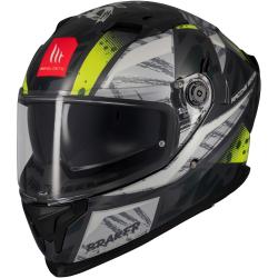 MT Helmets Braker SV Fury šedo-fluo žlutá Integrální helma + sleva 400,- na příslušenství MT Helmets Braker SV Fury šedo-fluo žlutá Integrální helma + sleva 400,- na příslušenství