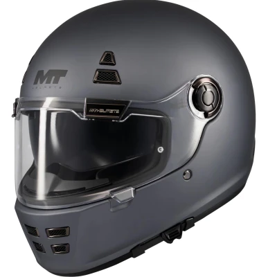 MT Helmets Jarama SV Pure A2 matná šedá integrální helma na motorku
