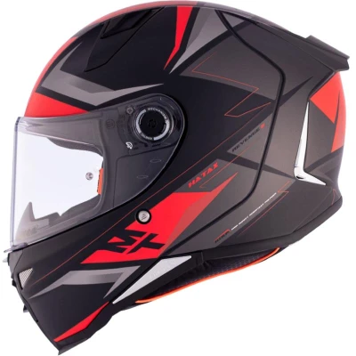 MT Helmets Integrální helma REVENGE 2 S HATAX B5 černo-šedo-červená + sleva 300,- na příslušenství MT Helmets Integrální helma REVENGE 2 S HATAX B5 černo-šedo-červená + sleva 300,- na příslušenství