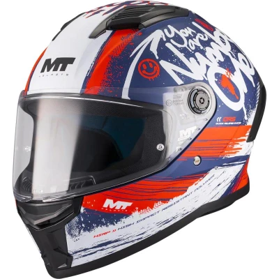 MT Helmets Integrální helma Stinger 2 Rocket C17 matná modro-červeno-šedá MT Helmets Integrální helma Stinger 2 Rocket C17 matná modro-červeno-šedá