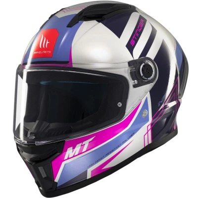 MT Helmets Stinger 2 Tron šedo-fialovo-růžová Iintegrální helma MT Helmets Stinger 2 Tron šedo-fialovo-růžová Iintegrální helma