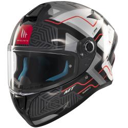 MT Helmets Targo S Brik lesklá černo-bílá Integrální helma + sleva 300,- na příslušenství MT Helmets Targo S Brik lesklá černo-bílá Integrální helma + sleva 300,- na příslušenství