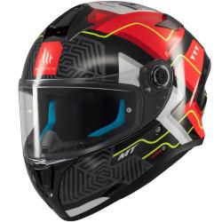 MT Helmets Targo S Brik lesklá černo-červená Integrální helma + sleva 300,- na příslušenství MT Helmets Targo S Brik lesklá černo-červená Integrální helma + sleva 300,- na příslušenství