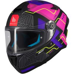 MT Helmets Targo S Brik matná černo-růžová Integrální helma + sleva 300,- na příslušenství MT Helmets Targo S Brik matná černo-růžová Integrální helma + sleva 300,- na příslušenství