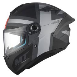 MT Helmets Integrální helma TARGO S BRITAIN C2 matná černo-šedá + kukla pod helmu Zdarma MT Helmets Integrální helma TARGO S BRITAIN C2 matná černo-šedá + kukla pod helmu Zdarma