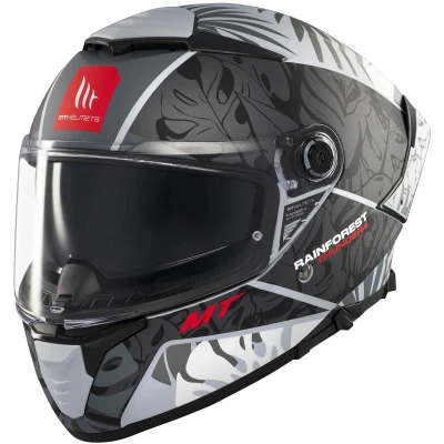MT Helmets Thunder 4 SV Rainforest černo-bílá Integrální helma + sleva 400,- na příslušenství MT Helmets Thunder 4 SV Rainforest černo-bílá Integrální helma + sleva 400,- na příslušenství