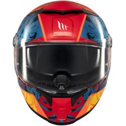 MT Helmets Integrální helma Thunder 4 SV Rainforest modro-oranžová + sleva 400,- na příslušenství