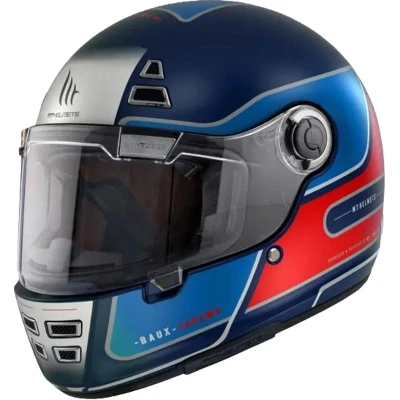 MT Helmets Jarama Baux D7 modro-červená integrální helma na motorku