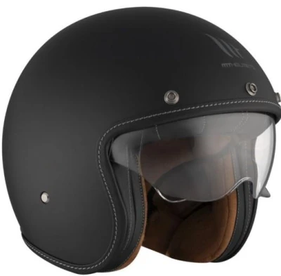 MT Helmets Le Mans 2 SV S SOLID A1 matná černá otevřená přilba