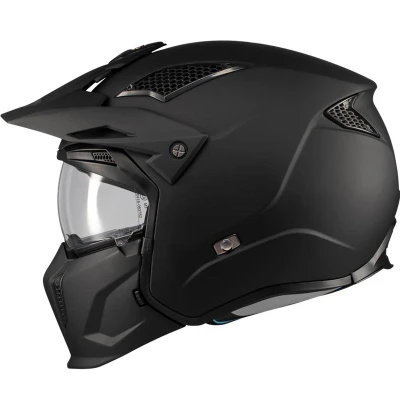 MT Helmets Modulární helma na motorku Streetfighter SV S Pure A1 matná černá XS + sleva 300,- na příslušenství