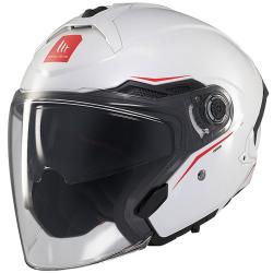MT Helmets Cosmo SV lesklá bílá Otevřená helma + sleva 300,- na příslušenství