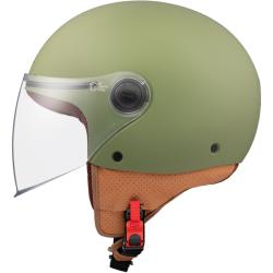 MT Helmets Street S matná zelená otevřená helma