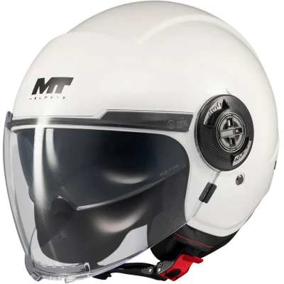 MT Helmets Otevřená helma Viale SV S Pure A0 bílá MT Helmets Otevřená helma Viale SV S Pure A0 bílá