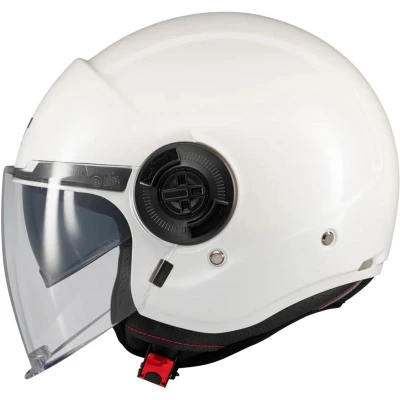 MT Helmets Otevřená helma Viale SV S Pure A0 bílá