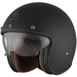MT Helmets Le Mans 2 SV S SOLID A1 matná černá otevřená přilba