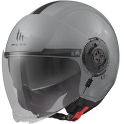 MT Helmets Viale SV S Solid šedá lesklá otevřená přilba