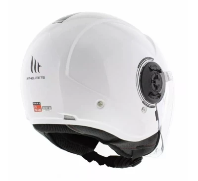 MT Helmets Otevřená přilba Viale SV S bílá lesklá