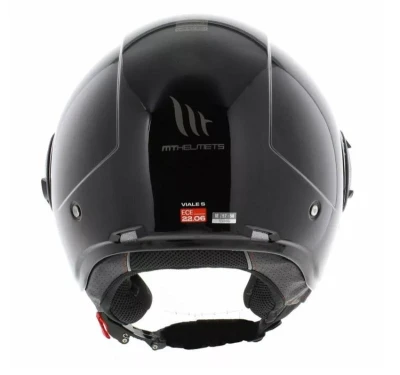 MT Helmets Otevřená přilba Viale SV S černá lesklá