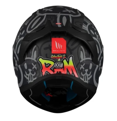 MT Helmets Stinger 2 RAM F1 černo-šedá integrální helma + sleva 200,- na příslušenství