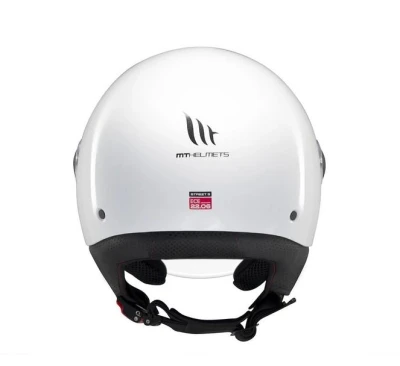 MT Helmets Street S lesklá bílá otevřená přilba