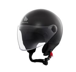 MT Helmets Street S lesklá černá otevřená helma