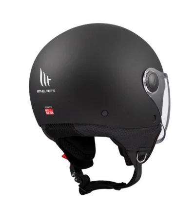 MT Helmets Street S matná černá otevřená helma