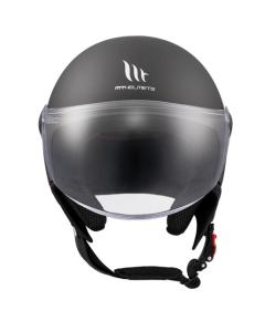 MT Helmets Street S matná černá otevřená helma