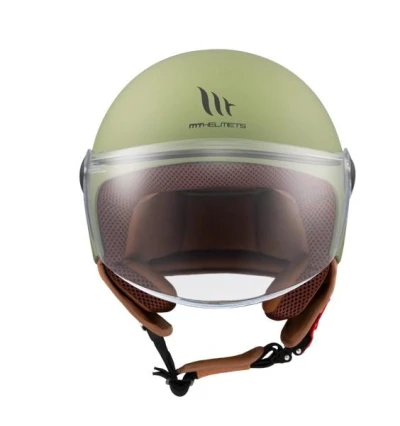 MT Helmets Street matná zelená otevřená helma