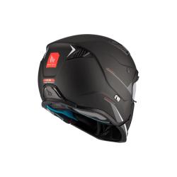 MT Helmets Streetfighter SV S Solid A1 čierna matná s irídiovou clonou - otvorená prilba s maskou