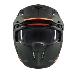 MT Helmets Streetfighter SV S Solid A6 matná zelená otevřená helma s maskou