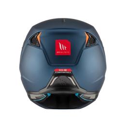 MT Helmets Streetfighter SV S Solid A7 matná modrá otevřená helma s maskou + sleva 300,- na příslušenství