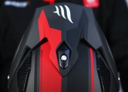 MT Helmets Streetfighter SV S TWIN C5 černo-červená otevřená přilba s maskou + sleva 300,- na příslušenství