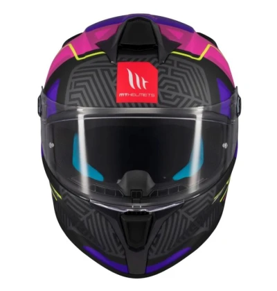 MT Helmets Targo S Brik matná černo-růžová Integrální helma + sleva 300,- na příslušenství