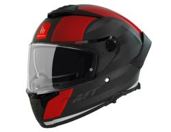 MT Helmets THUNDER 4 SV TREADS B5 černo-červená integrální helma + sleva 300,- na příslušenství